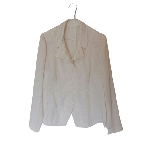 Handmade vintage shirt Cypriot craftsmanship, like new, white