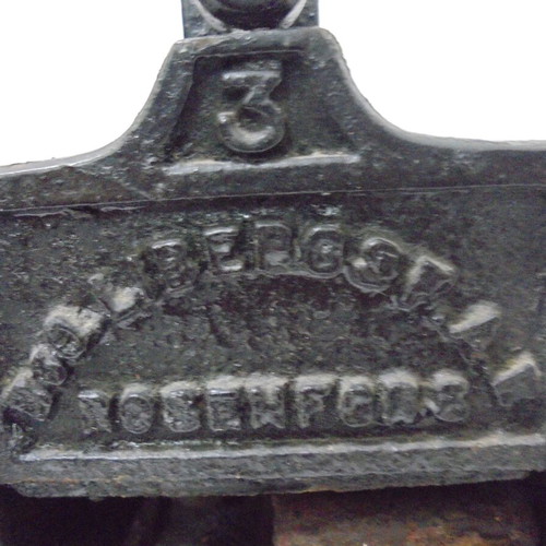 Rosenfors No. 3 Cast Iron Iron used, original Swedish model