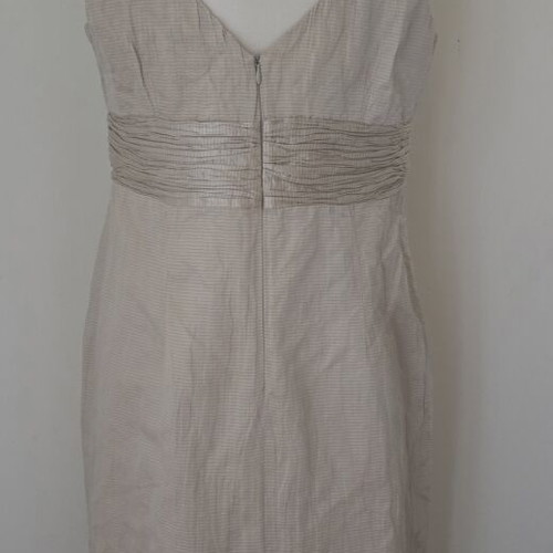 Lucifair beige dress used, size 50, lined