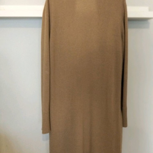 Massimo Dutty γυναικεία πλεκτή μακριά ζακέτα σαν καινούργια, μπεζ-καμηλό