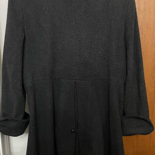 Zara women's coat like new, dark gray, double-breasted, size S