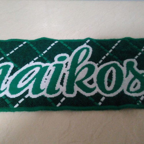 Panathinaikos 100 Years Anniversary Scarf like new, authentic