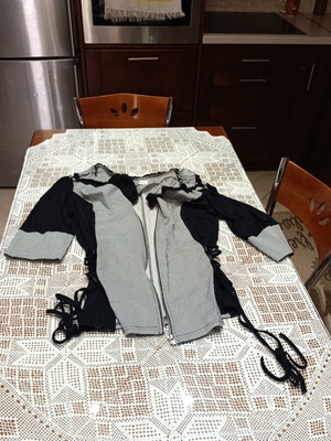 Frane Fashion Women's 3/4 Sleeve Shirt like new, black and white
