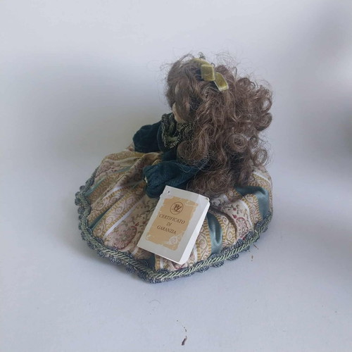 Capodimonte porcelain doll used, Italian vintage collectible