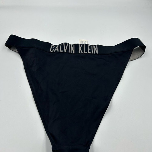 Calvin Klein women's bikini bottom used, black, size L