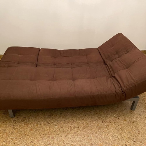 Sofa bed like new 200x120 with legs and zipper