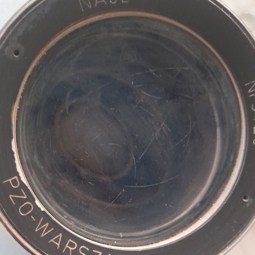 Vintage PZO Warszawa NA32 Anamorphic Projection Lens used