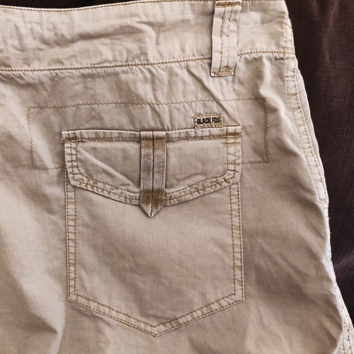 Black Fox Cargo shorts new XXL beige cotton