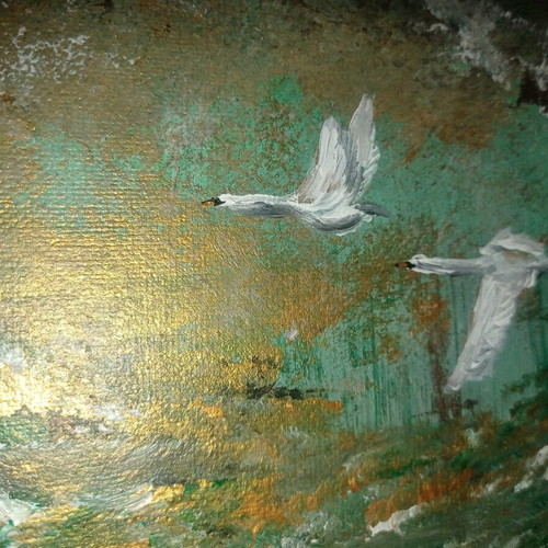 Painting Cycnoi new 30x40, original signed artwork