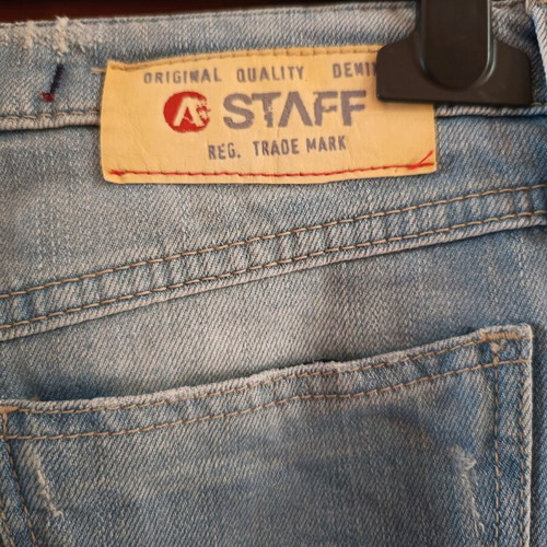 Staff Y2K low rise jeans size 27 used, vintage 1992 denim