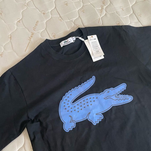 Lacoste Crocodile Logo T-Shirt Black new with tag