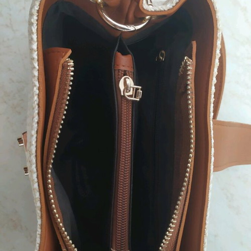 Sandra Fellini summer hand bag new, small straw