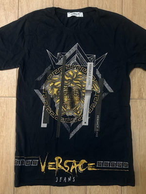 Παιδικό T-shirt Versace μεταχειρισμένο, μπλε σκούρο, για αγόρι 12-13 ετών