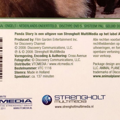 Panda Story 3-DVD box Animal Planet documentary