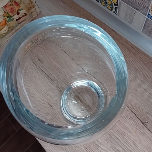 KROSNO Poland crystal vase like new, 23 cm height