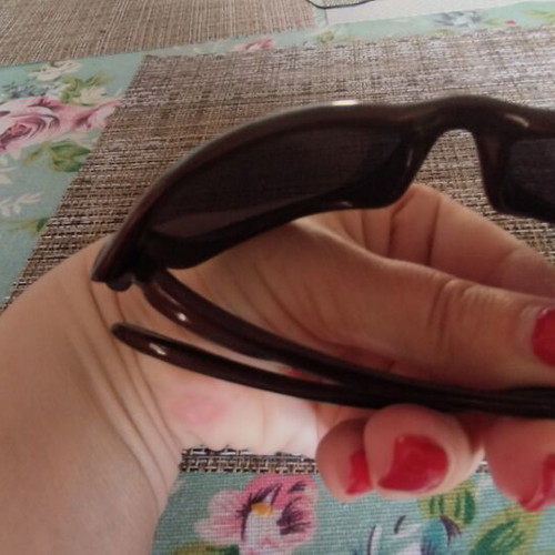 Children's sunglasses like new, burgundy brown shade