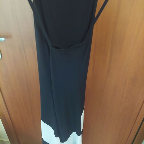 Long dress new, black and white, summer jersey