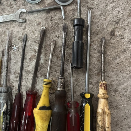 Various old tools, set of 26 pieces