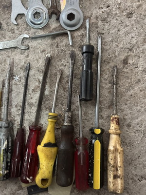 Various old tools, set of 26 pieces