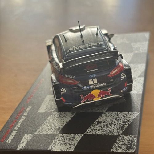 Ford Fiesta WRC Ogier 1/43 model used, missing left mirror