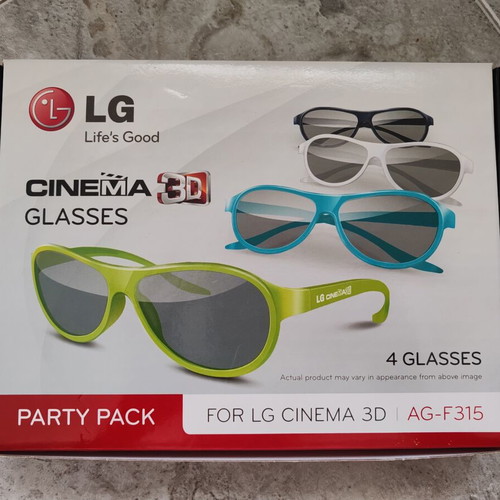 LG Cinema 3D glasses family pack new