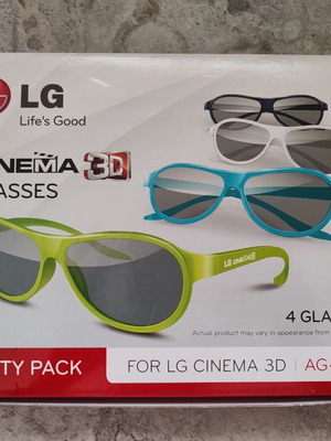 LG Cinema 3D glasses family pack new