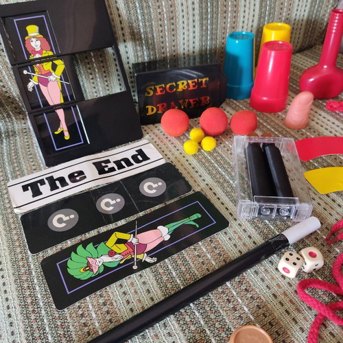 Magic trick game used with 120 tricks and DVD instructions