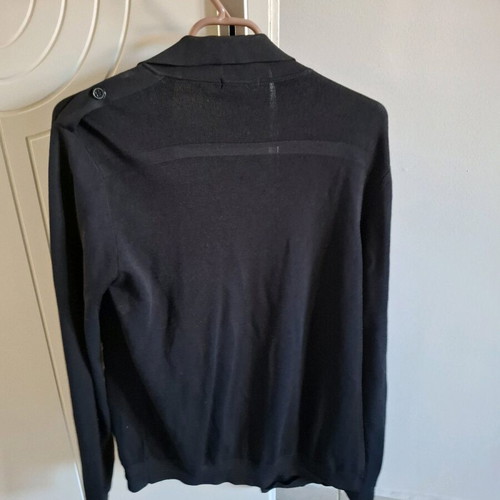 Antony Morato men's black knit cardigan, size Large