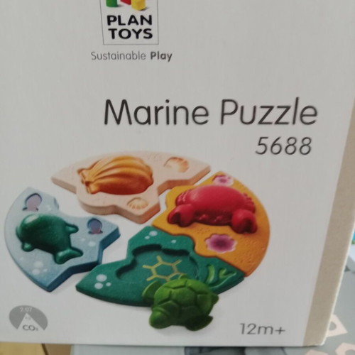 Wooden toy Marine Puzzle new