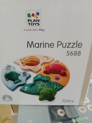 Wooden toy Marine Puzzle new
