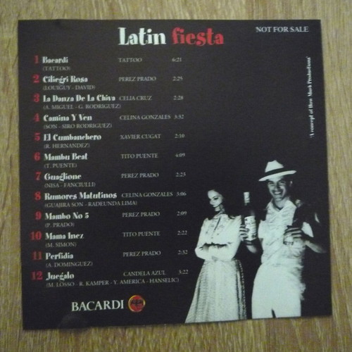 Latin Fiesta CD used, disc and covers only without case