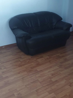 Leather two-seater sofa like new