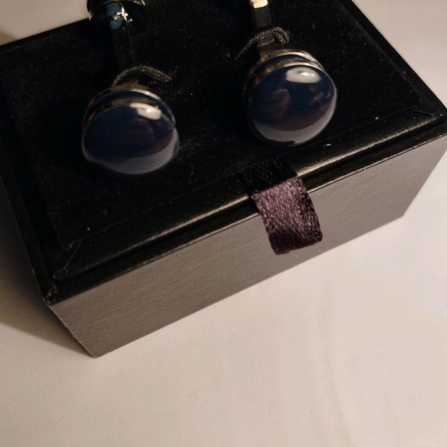 Gutteridge blue cufflinks new with box