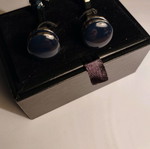 Gutteridge blue cufflinks new with box