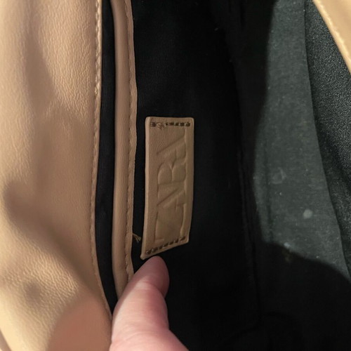 Zara beige shoulder bag like new