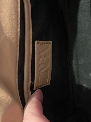 Zara beige shoulder bag like new