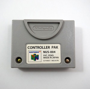 Controller Pak Με Νέα Μπαταρία Nintendo 64 Γνήσια Κάρτα Μνήμης N64 Memory Card Pack