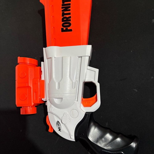 Nerf toy gun like new with bonus plastic darts