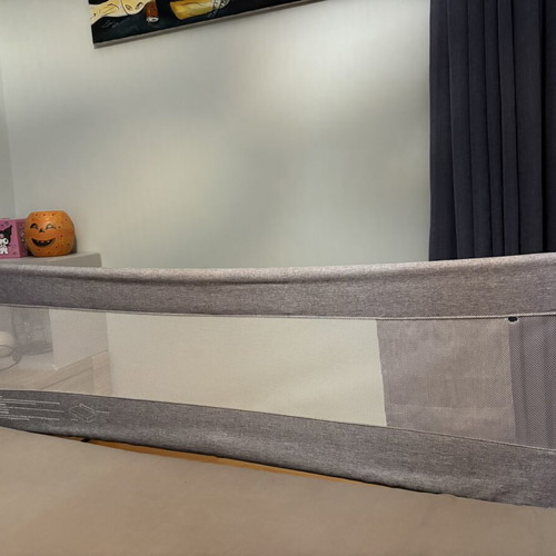 Momi Lexi Dark Gray Folding Bed Rail like new 148x43x30cm