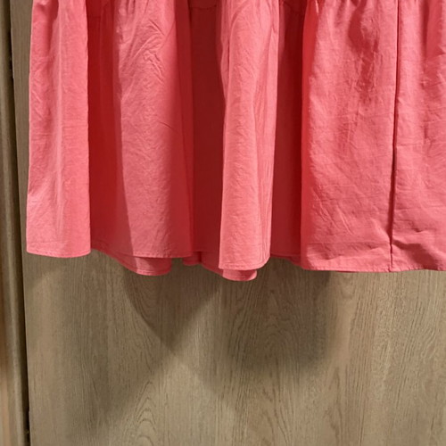 Zara maxi dress with balloon sleeves like new, pink, XS