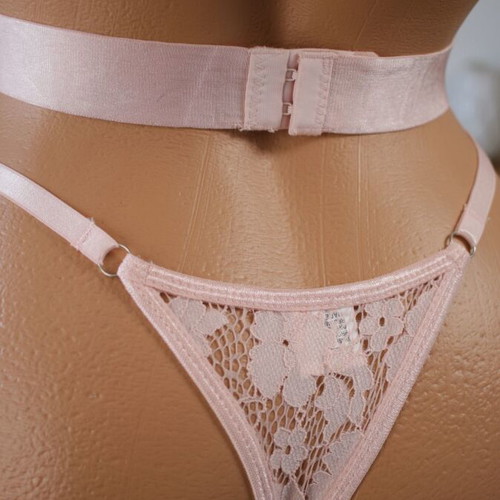 Two-Piece Lace Lingerie Set Pink new
