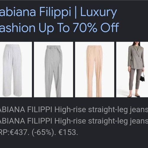 Fabiana Filippi pants like new, beige, sizes S and M