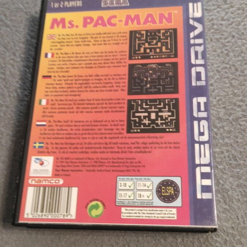 Sega game Ms Pac Man used