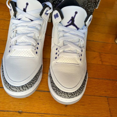 Air Jordan 3 Cement Iris Purple new, size 43