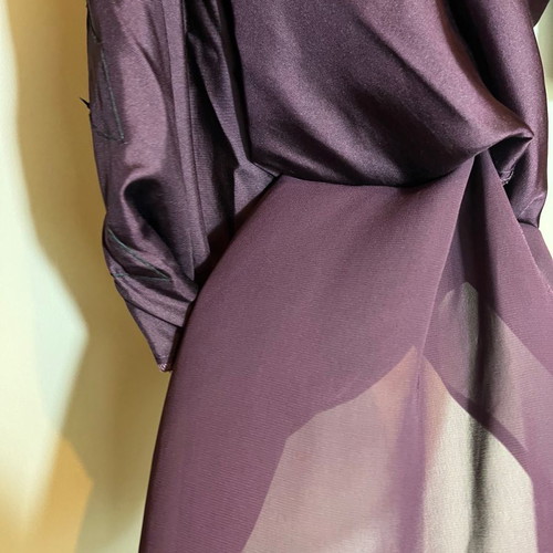 Dolce & Gabbana dress used, vintage winter, purple