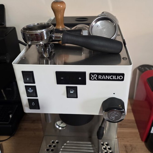 Rancilio Silvia Pro X espresso machine like new, white