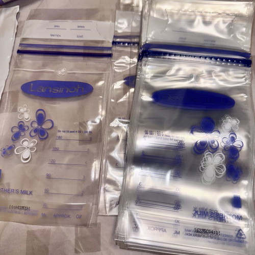 Lansinoh Breast Milk Storage Bags like new, pack of 22