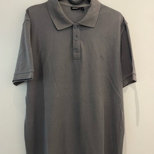 Etirel men's grey polo shirt size L like new