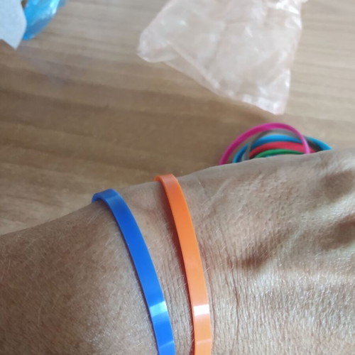 Bracelets with multiplication table like new, from 1 to 12