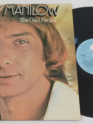 Barry Manilow This One's For You LP vinyl, like new, pop